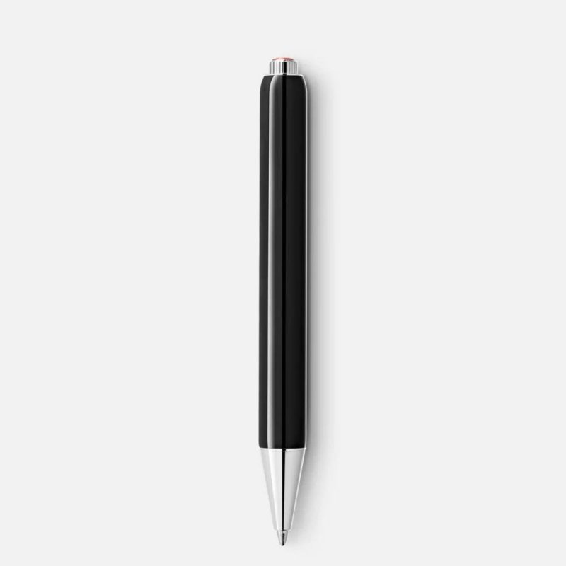 Penna A Sfera Montblanc Heritage Rouge Et Noir Nera