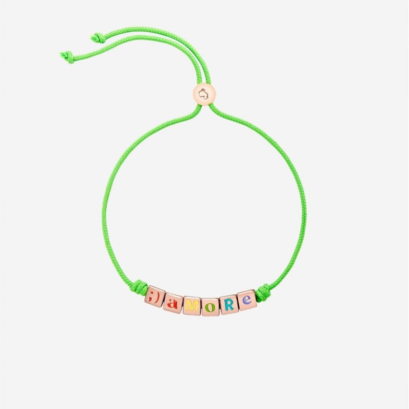 Bracciale Amore - Argento E Oro Rosa - Dodo