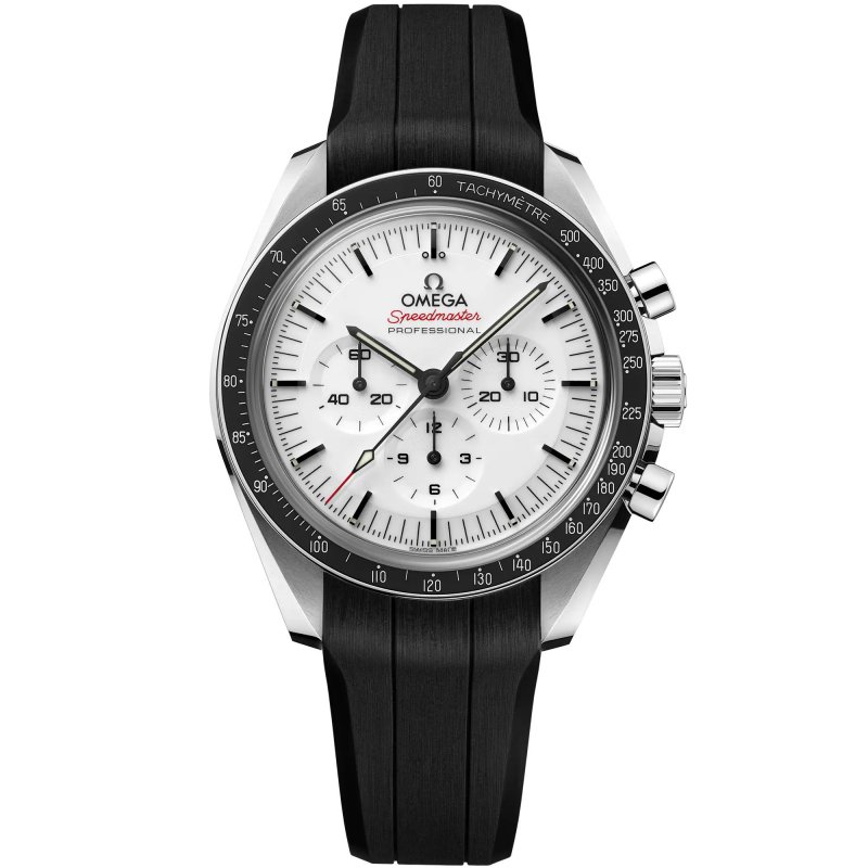 Speedmaster Moonwatch Professional 42 Mm, Acciaio Su Cinturino In Caucciù - Omega