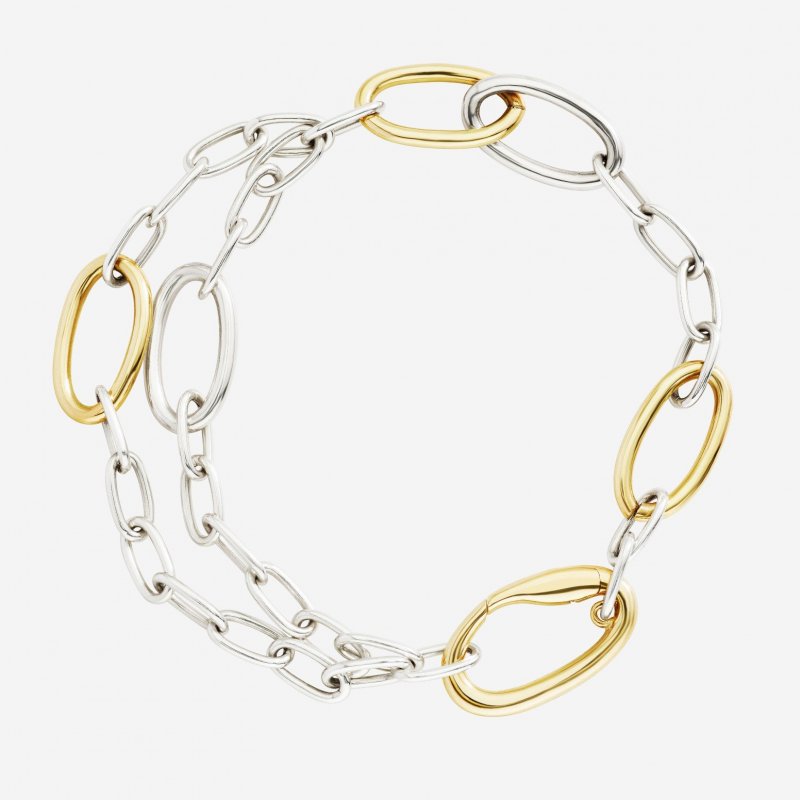 Bracciale Essentials - Argento & Argento Dorato - Dodo