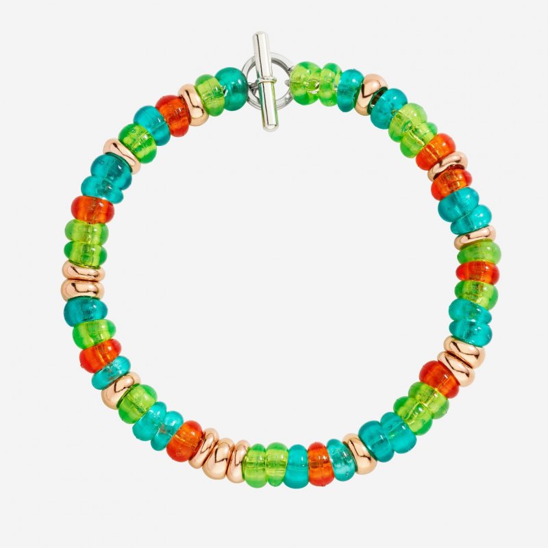 Bracciale Rondelle In Argento Dorato E Plastica Riciclata - Dodo