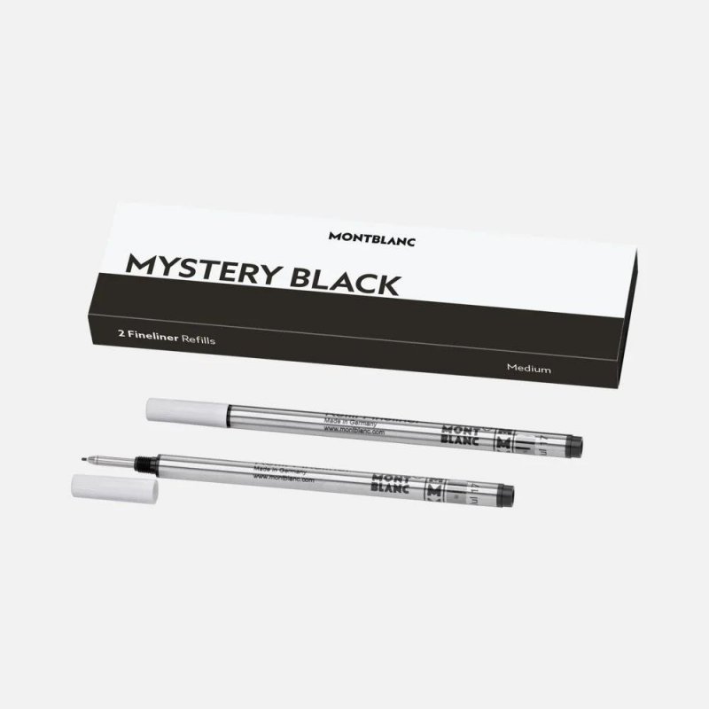 2 Refill Per Fineliner (M) Mystery Black - Montblanc
