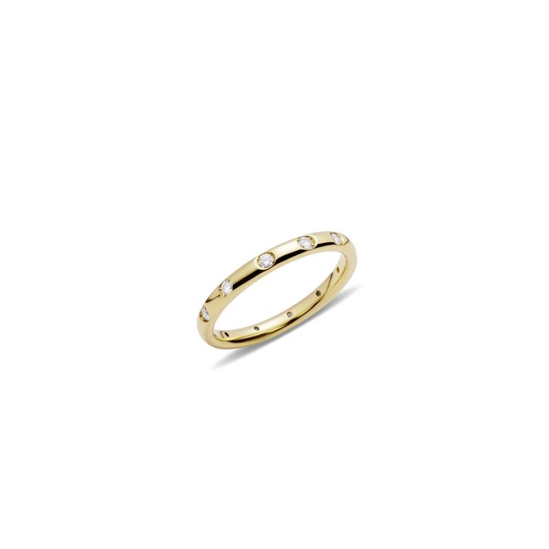 Anello Pomellato Lucciole - Oro Giallo Con Diamanti - Pomellato