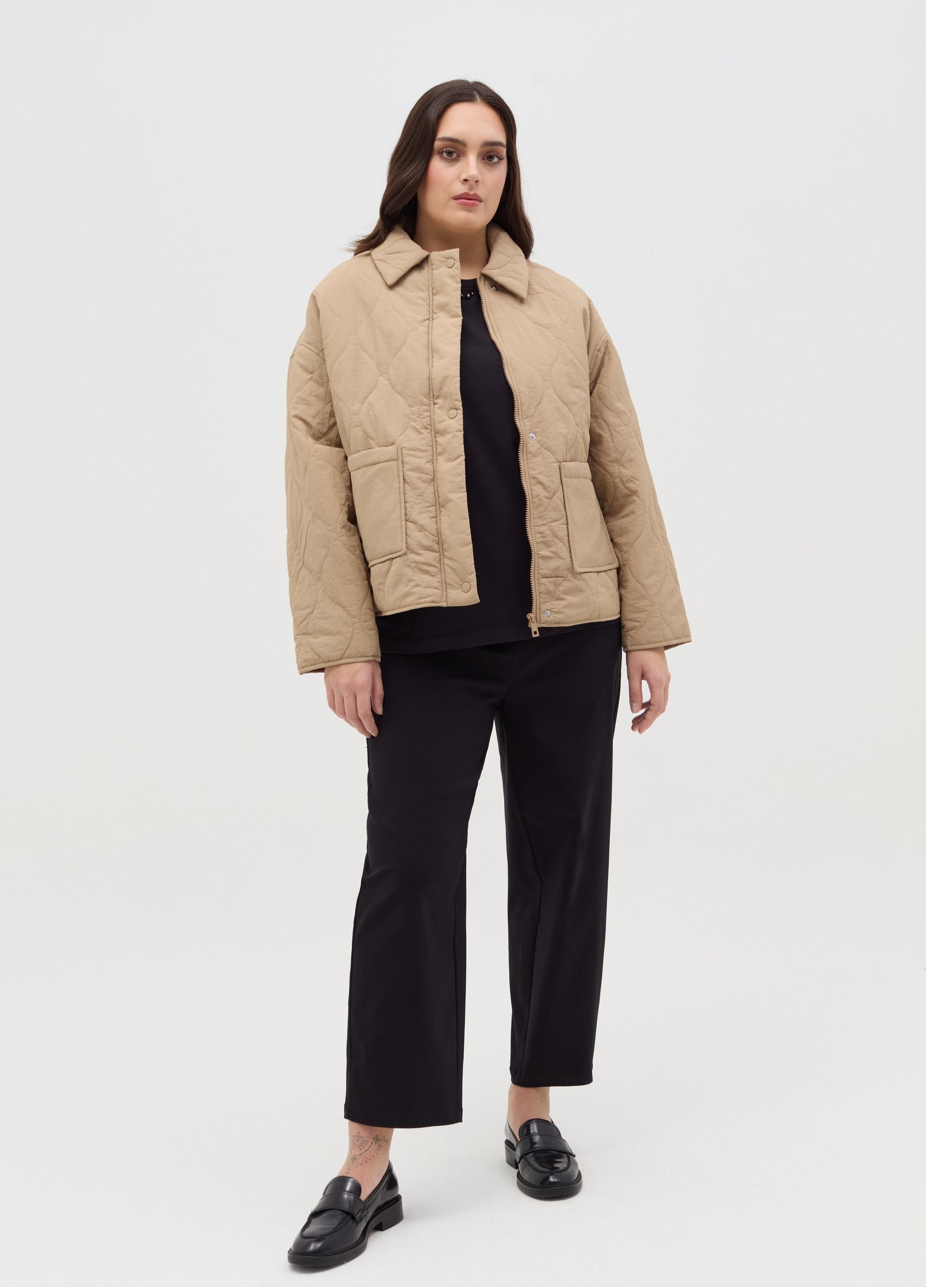OVS, Pantalone Balloon Fit Curvy, Donna, Nero, Taglia: S