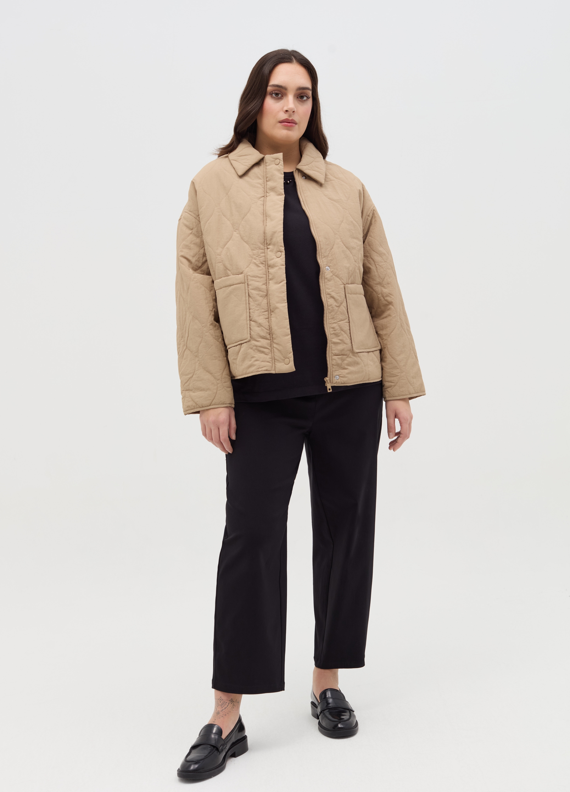 OVS, Pantalone Balloon Fit Curvy, Donna, Nero, Taglia: XXL