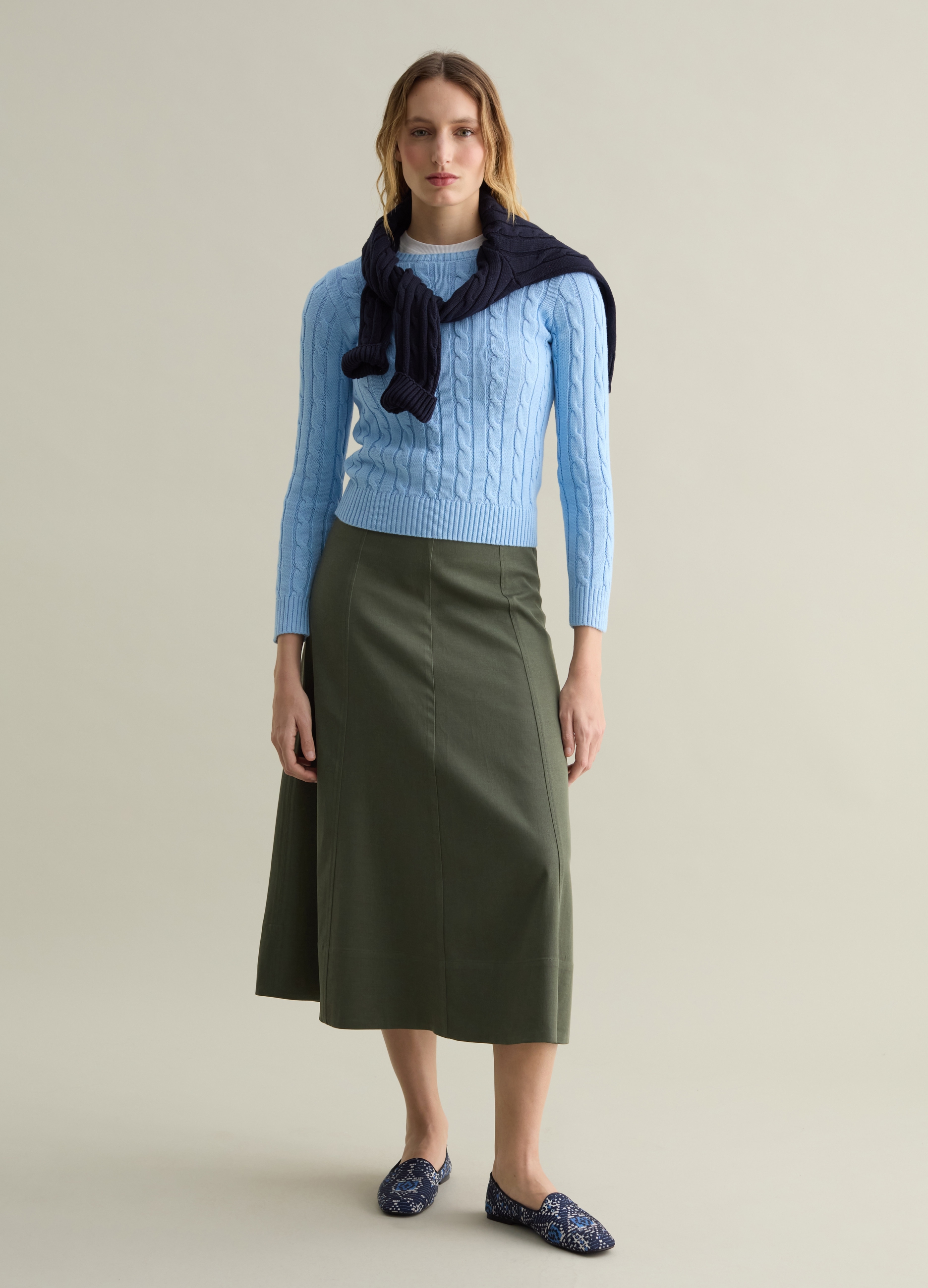 PIOMBO, Scarpa Friulana Stampa Ikat, Donna, Blu, Taglia: 39
