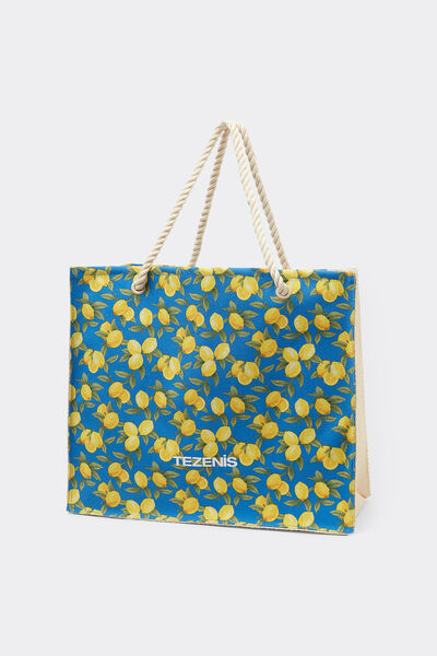 Tezenis Borsa Mare Grande Logo Tezenis Donna Verde Taglia TU