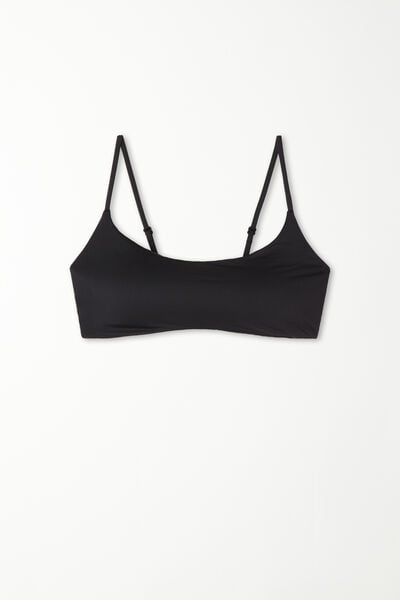 Tezenis Bikini Brassiere Imbottiseno Estraibile Riciclato Donna Nero Taglia L