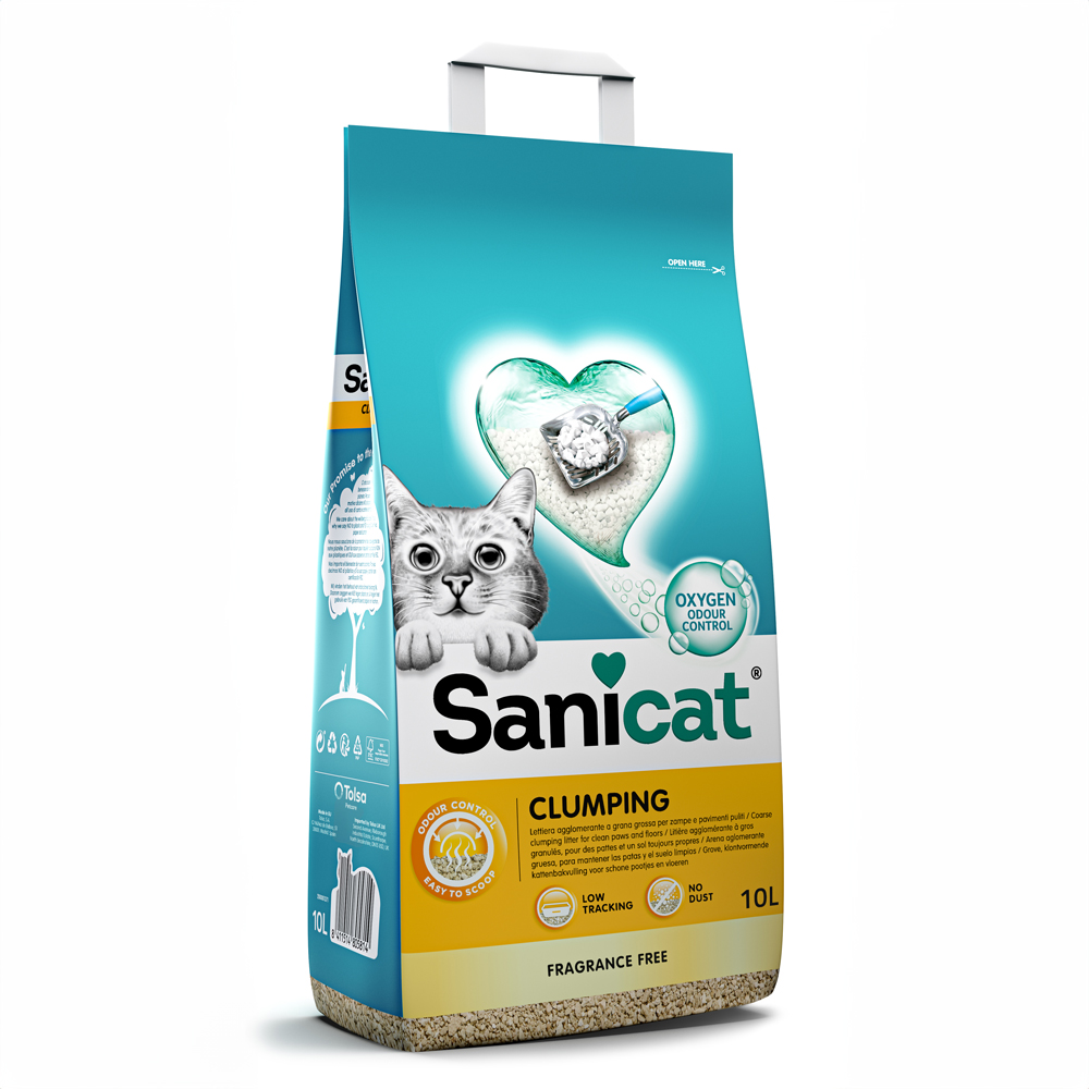 Lettiera Sanicat Senza Profumo - 10 L (ca. 9 kg)