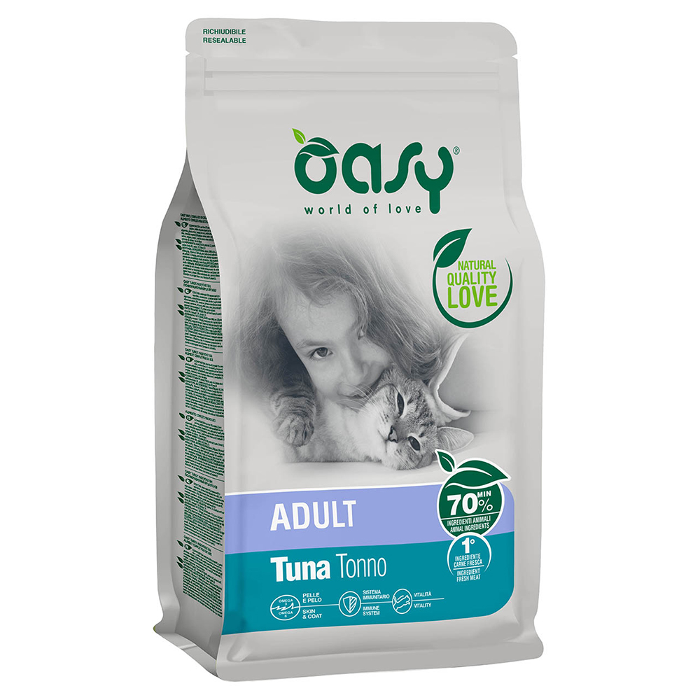 Oasy Adult Tonno Crocchette per gatti - 7,5 kg