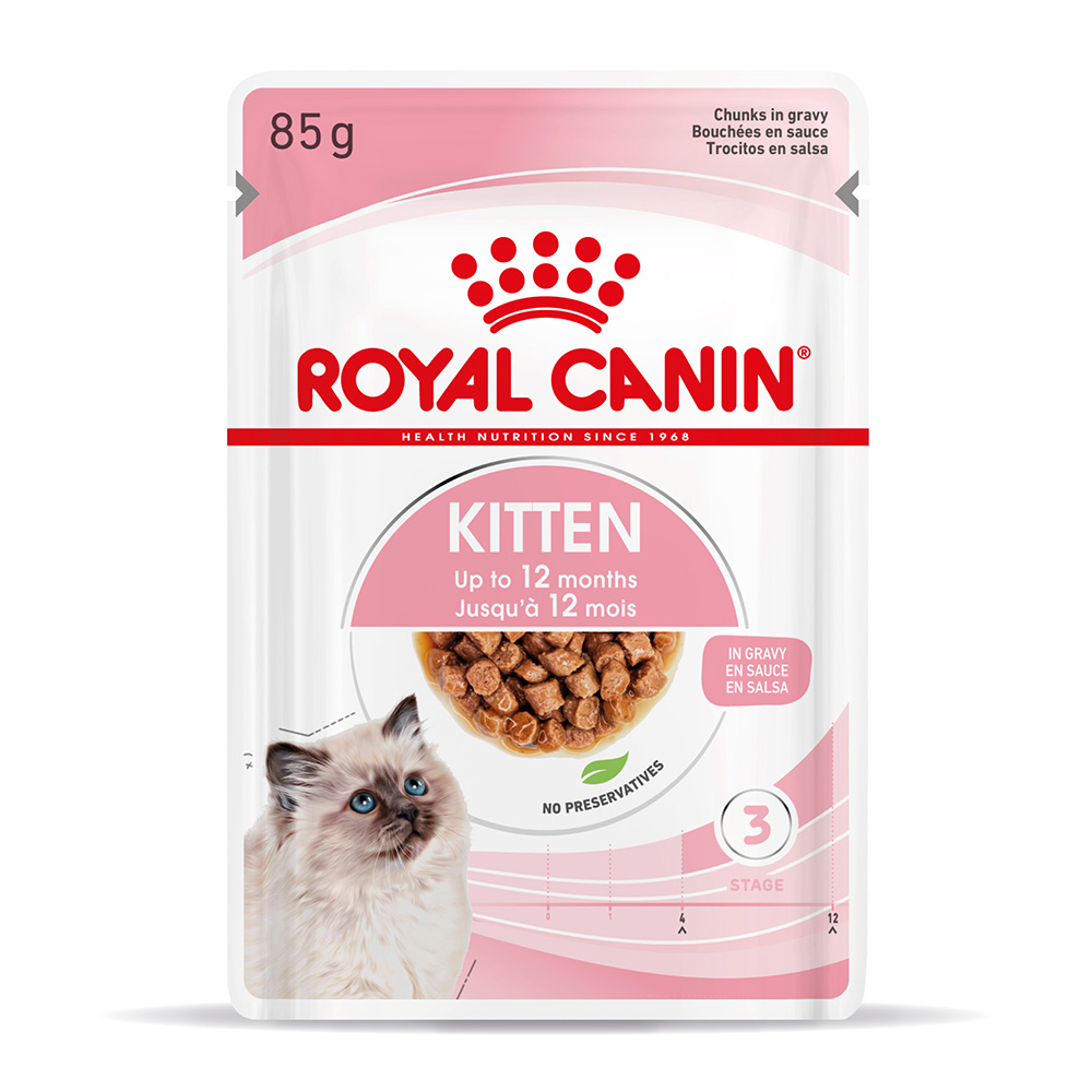 Royal Canin Kitten umido in Salsa per gatti - 12 x 85 g