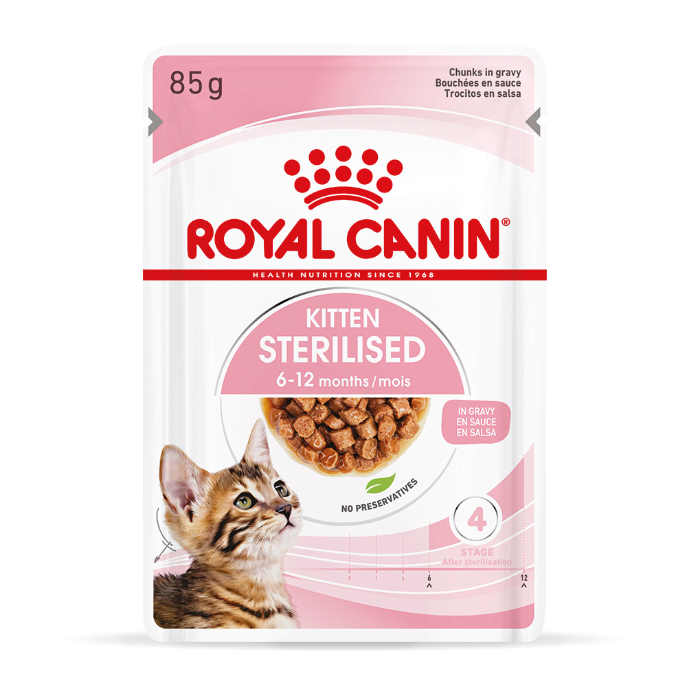 Royal Canin Kitten Sterilised umido in Salsa per gatti - 12 x 85 g