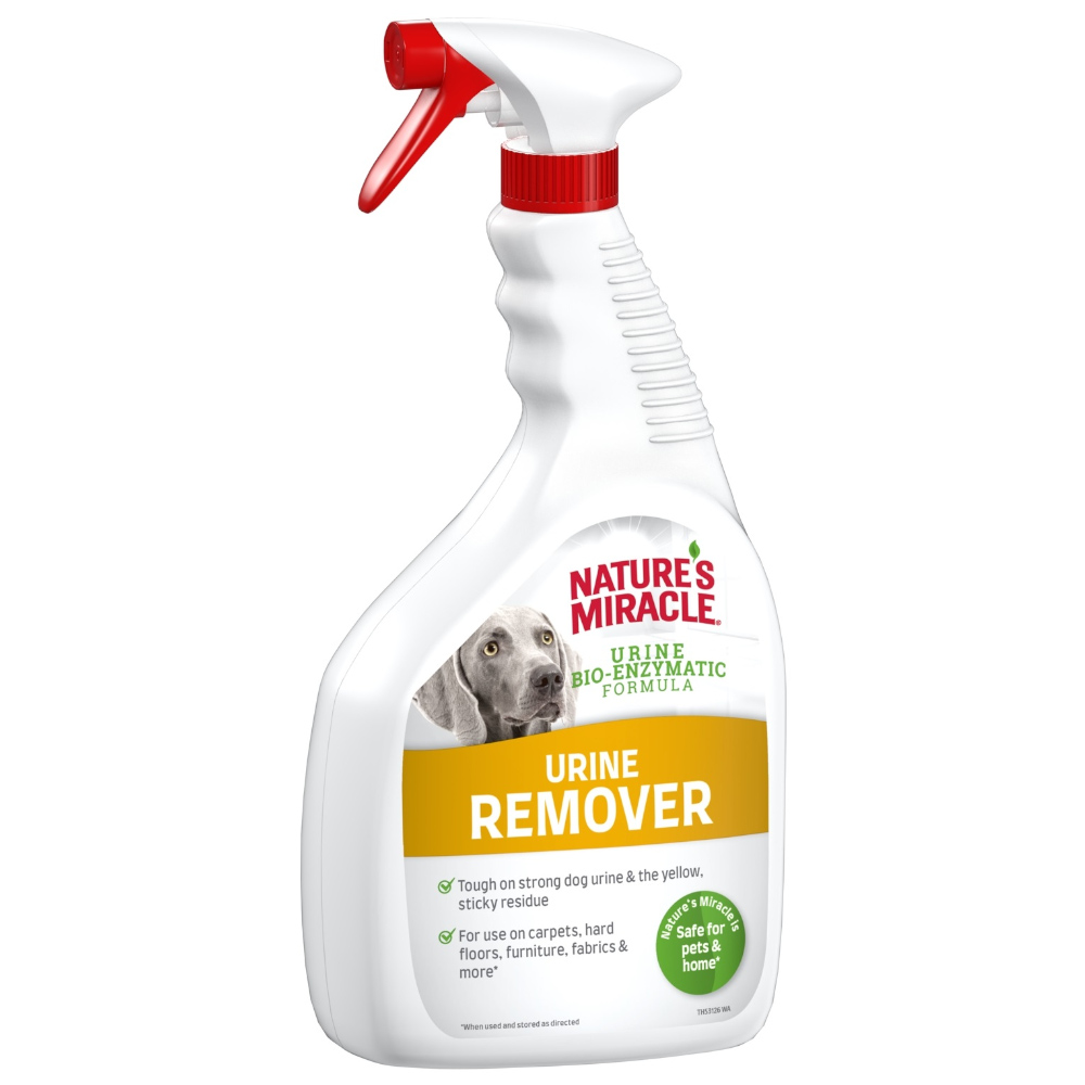 Spray Nature's Miracle Urine Remover per macchie e odore di urina - cani - 946 ml