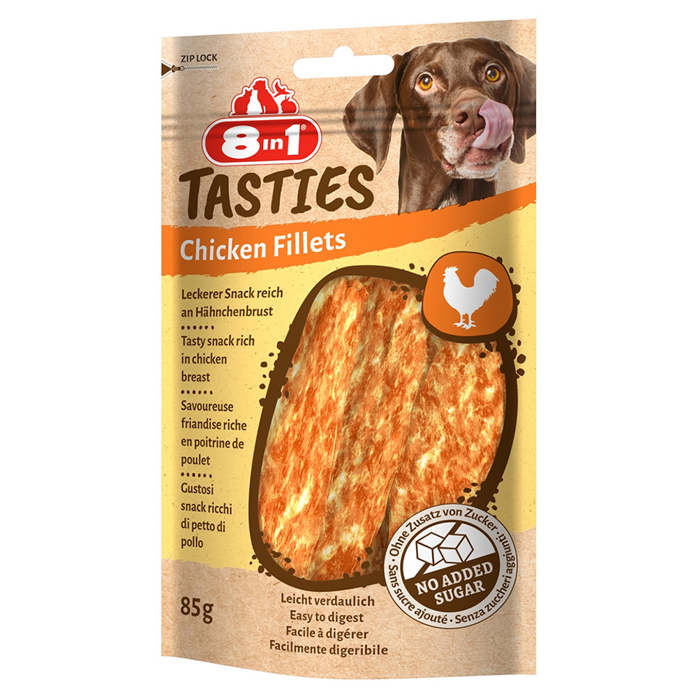 8in1 Tasties Filetto di Pollo Snack per cani - 85 g