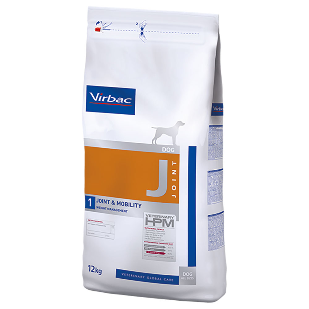 Virbac Veterinary HPM Dog Joint & Mobility J1 Crocchette per cane - 12 kg