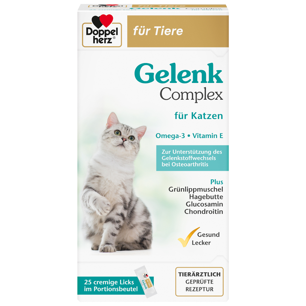 Complemento alimentare articolare Doppelherz per gatti - 25 x 10 g