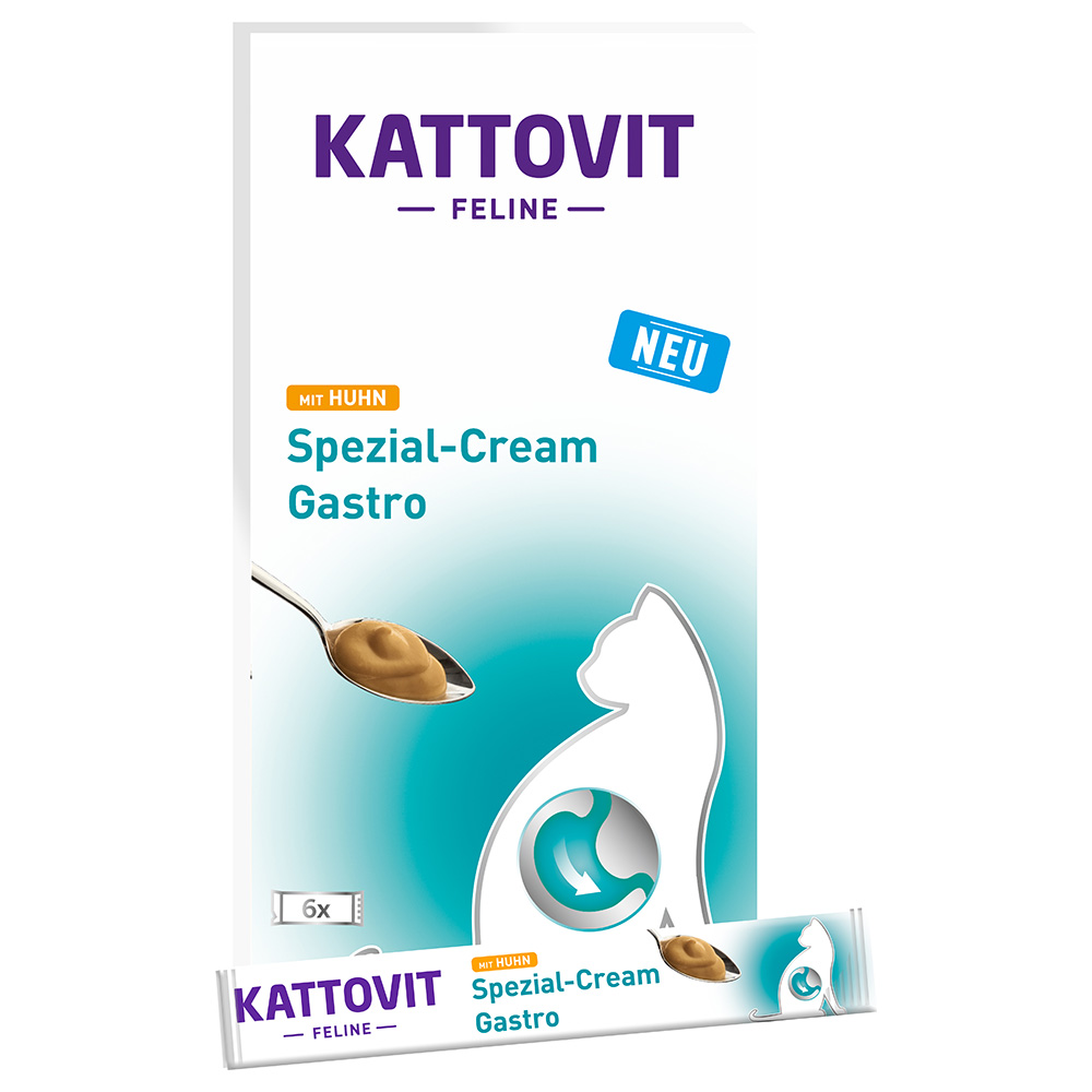 Kattovit Gastro Special Cream per gatti - 6 x 15 g Pollo