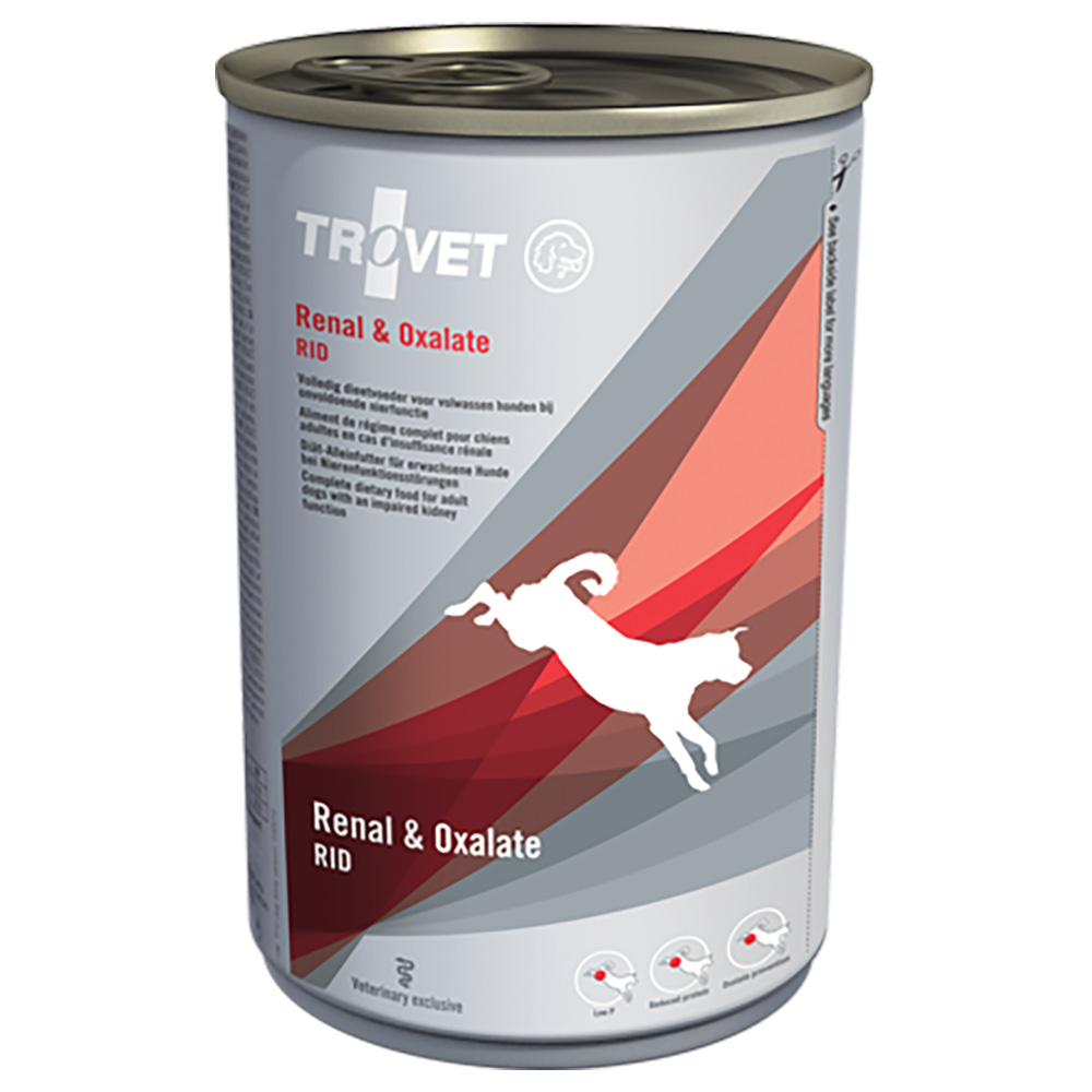 Trovet Renal & Oxalate RID Umido cane - Pollo & Salmone - 400 g