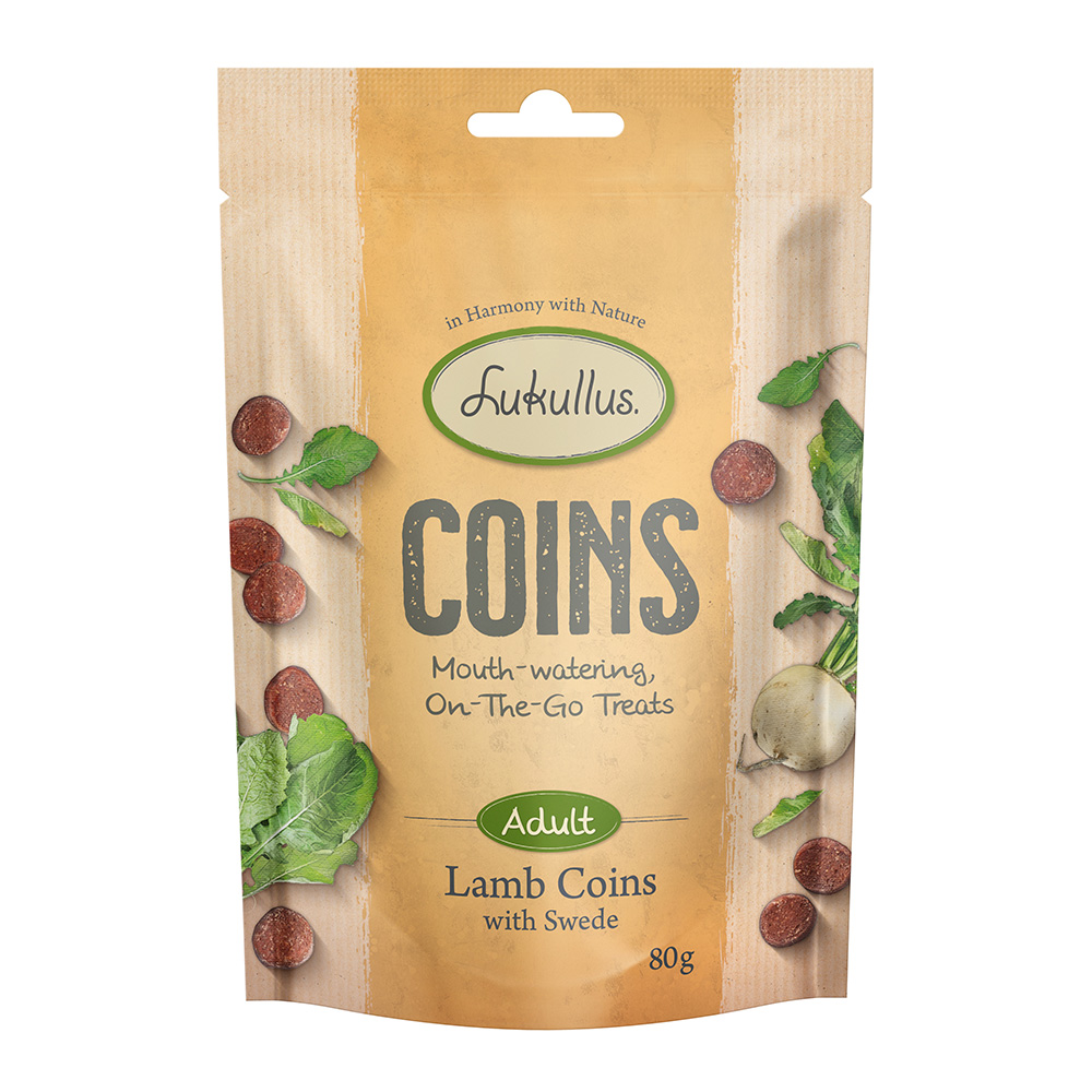 Lukullus Coins Agnello Adult Snack per cane - 80 g