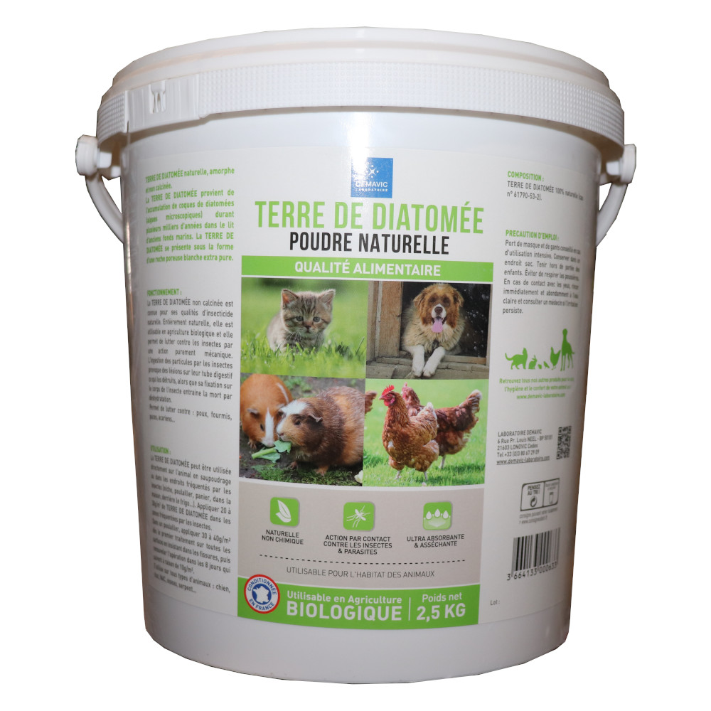 Terra di diatomee demavic - 2 x 2,5 kg