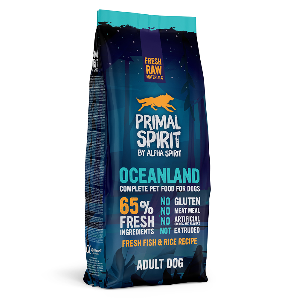 Crocchette per cani Primal Spirit 65% Oceanland - 12 kg