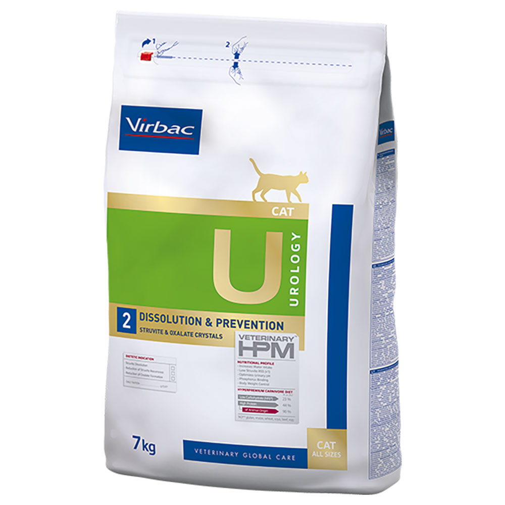 Virbac Veterinary HPM Cat Urologia Dissoluzione e Prevenzione U2 - 7 kg