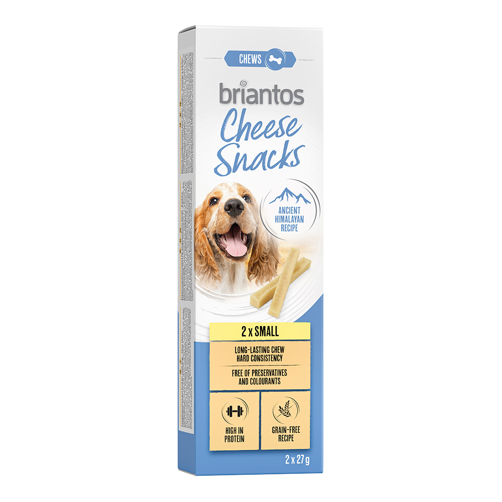 Briantos Cheese Snack per cane - 2 x 27 g Small