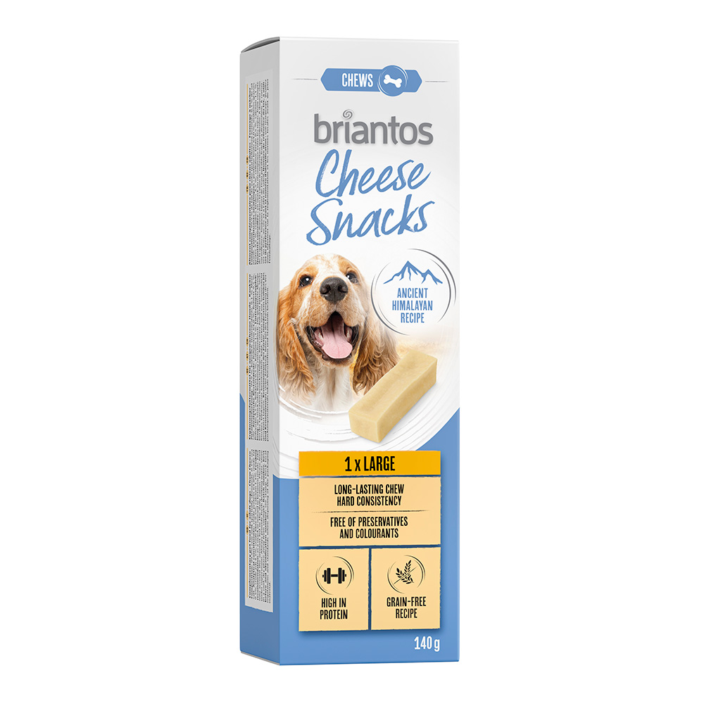 Briantos Cheese Snack per cane - 1 x 140 g Large