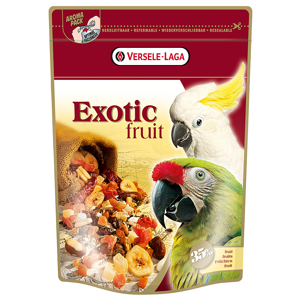 Versele-Laga Exotic Fruit - miscela di frutta per pappagalli - 600 g