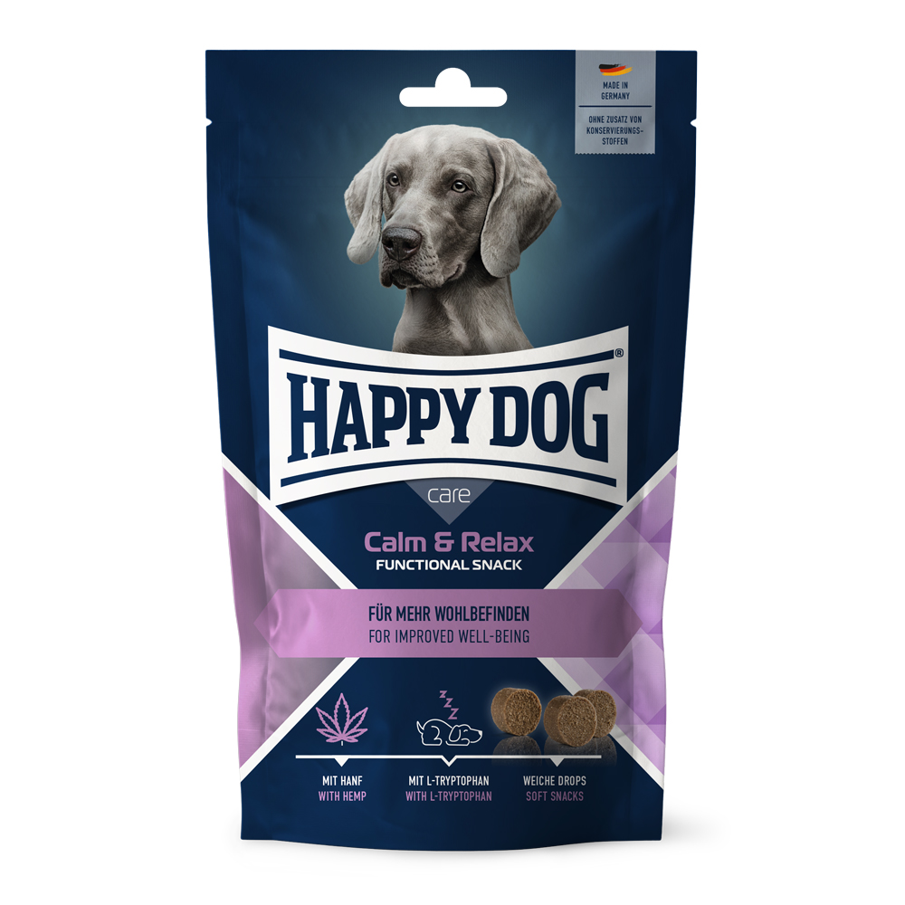Happy Dog Care Snack per cane - 100 g Calm & Relax con anatra