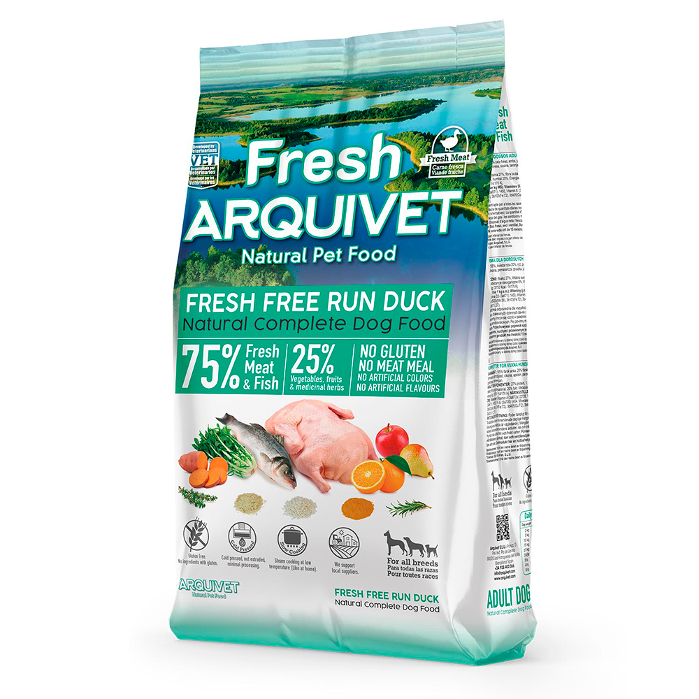 Arquivet Fresh Free Run Duck Crocchette cane - 2,5 kg