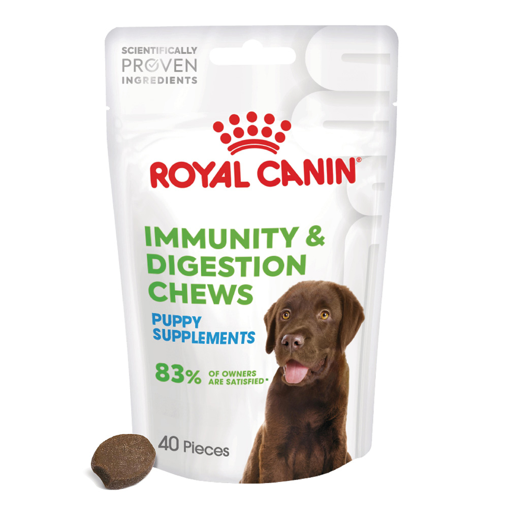 Royal Canin Immunity & Digestion Chews Puppy Supplement Snack cuccioli - 100 g (40 pz)