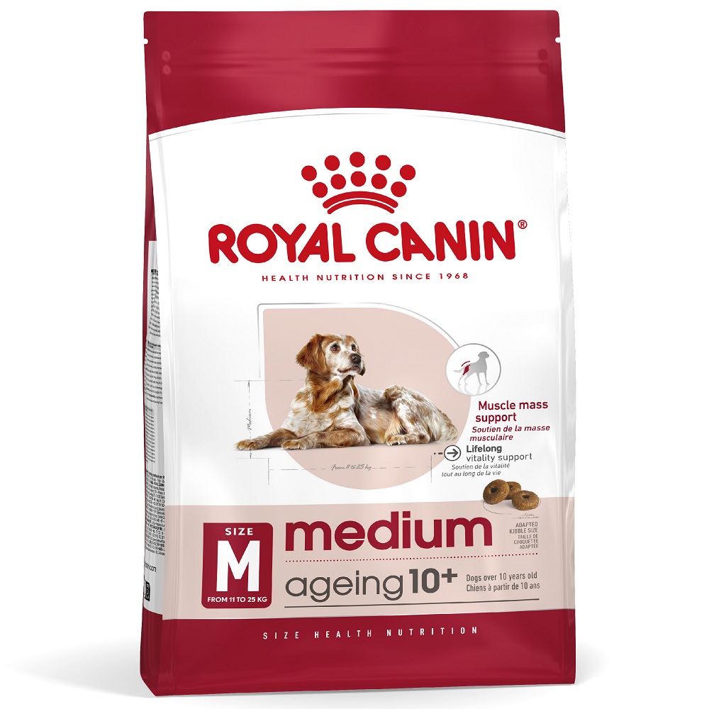 Royal Canin Medium Ageing 10+ Crocchette per cane - 15 kg
