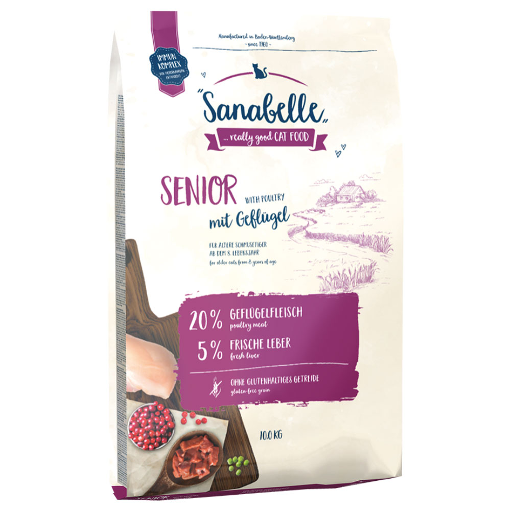Sanabelle Senior Crocchette per gatti - 10 kg