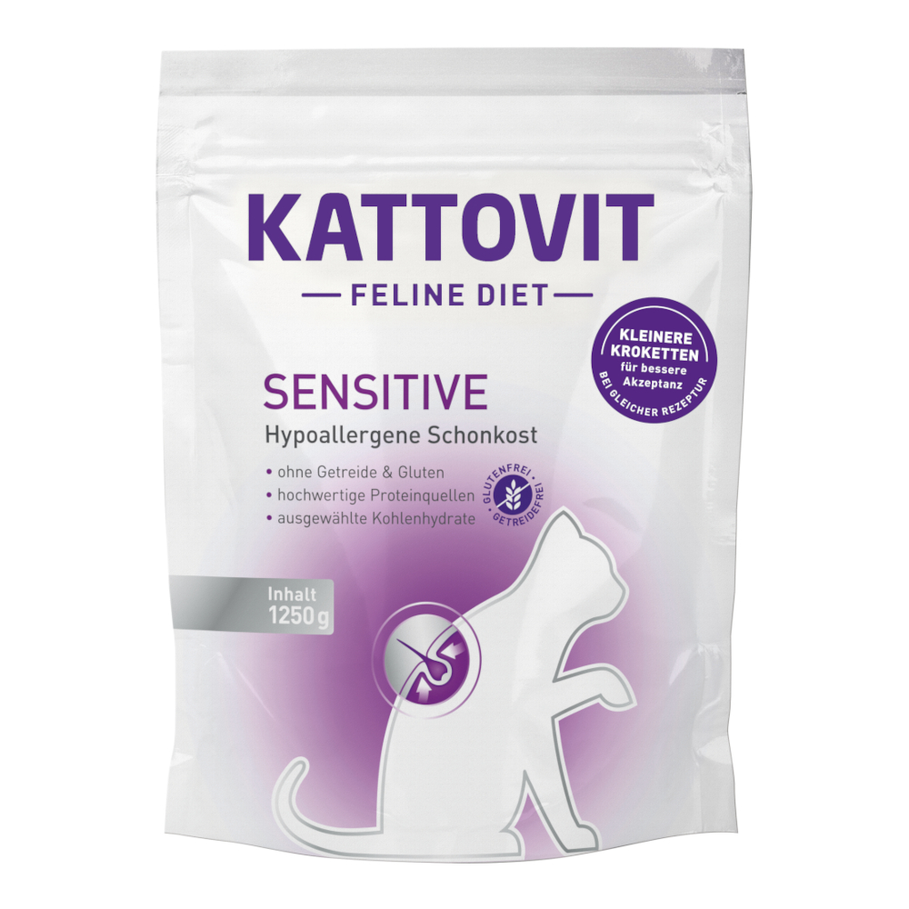 Kattovit Sensitive Crocchette gatto - 1,25 kg