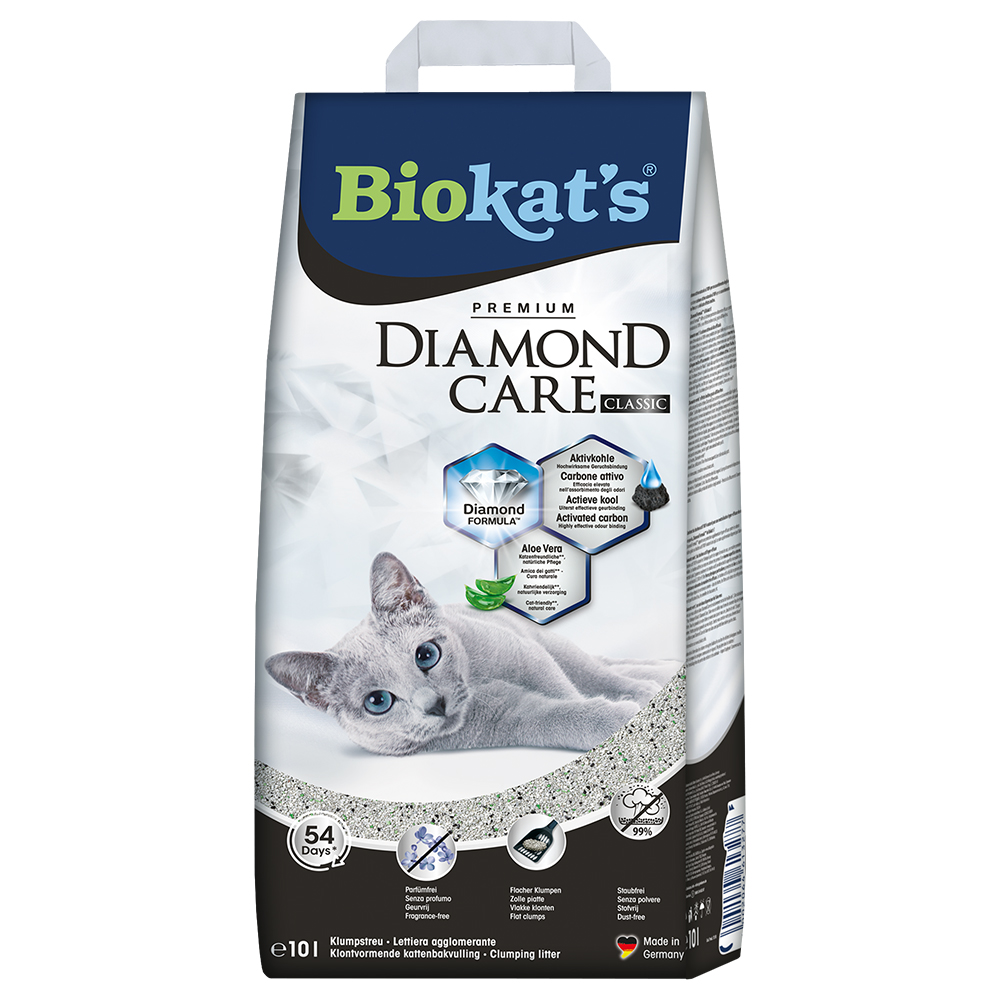Lettiera Biokat's Diamond Care Classic - 10 L (ca. 8,8 kg)