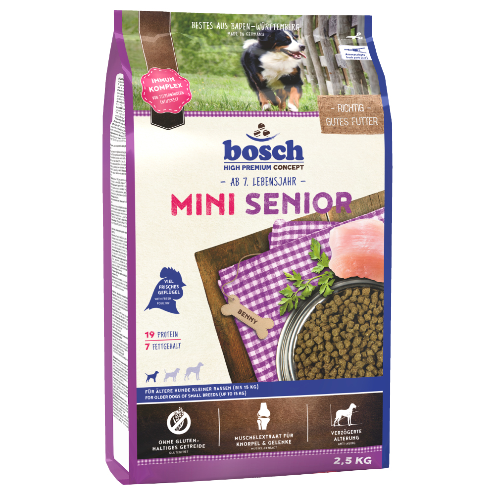 bosch HPC Senior Mini Crocchette per cane - 2,5 kg