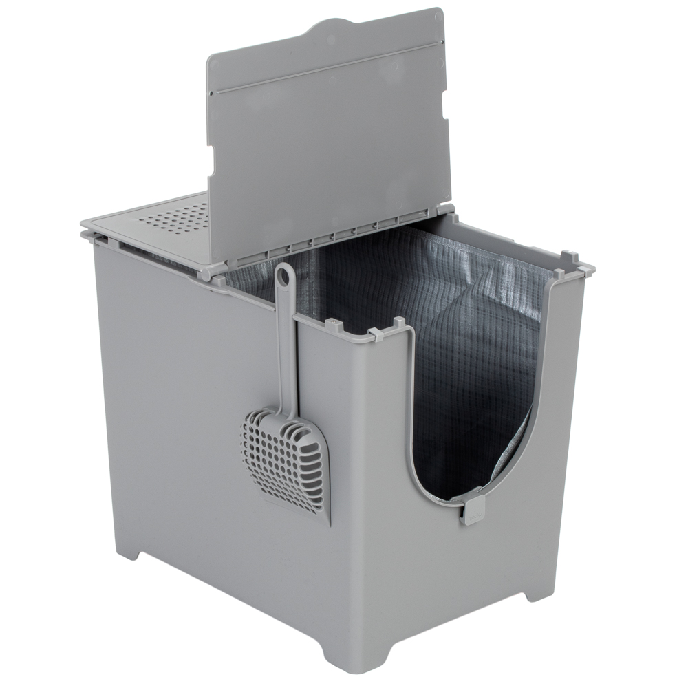 Toilette per gatti Modkat Flip - grigio