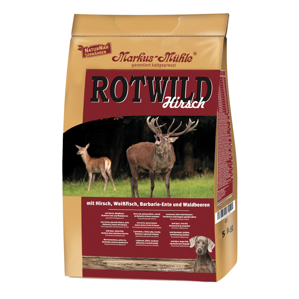 Markus-Mühle Cervo Crocchette per cani - Set %: 2 x 5 kg
