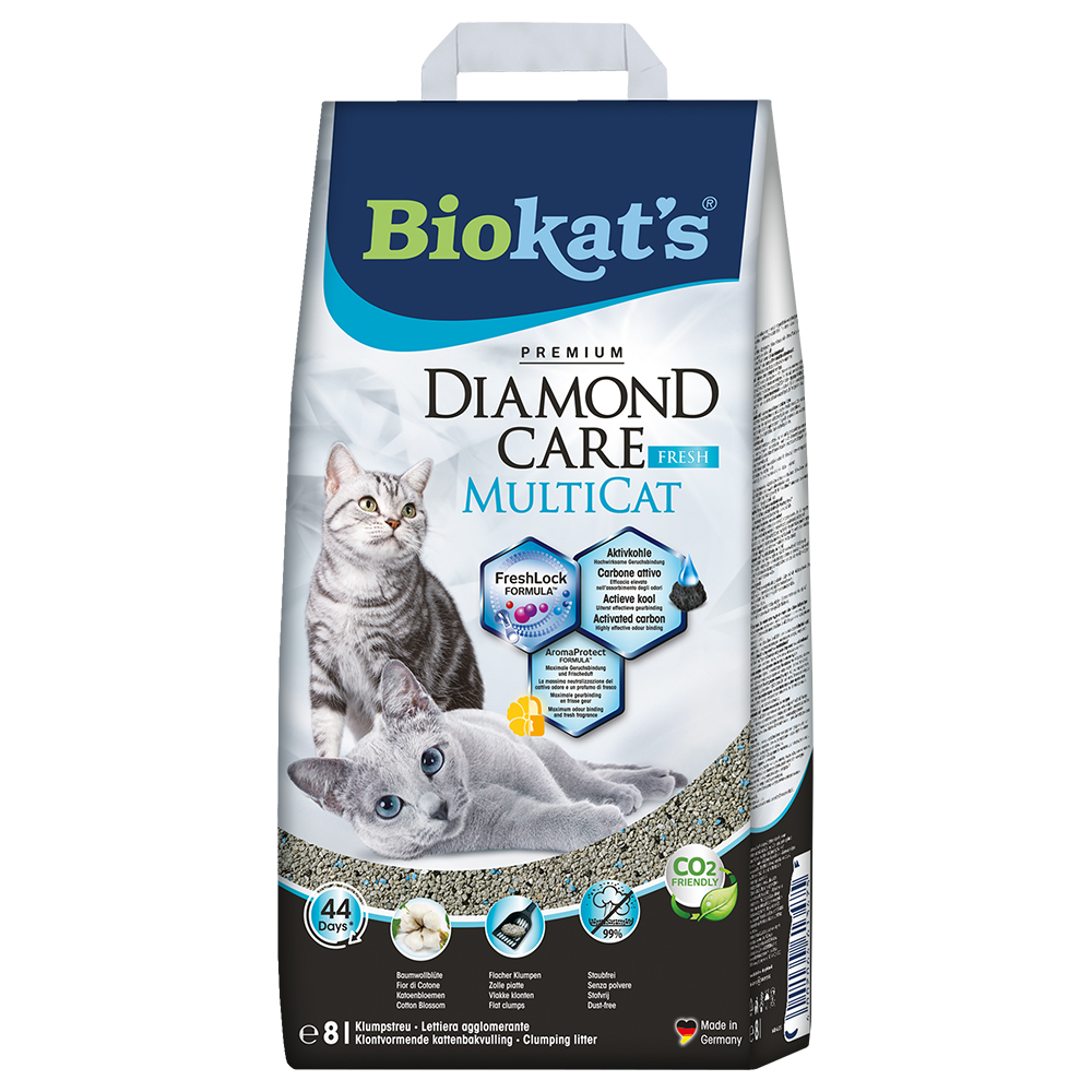 Lettiera Biokat's Diamond Care MultiCat Fresh - 8 l (ca. 8 kg)