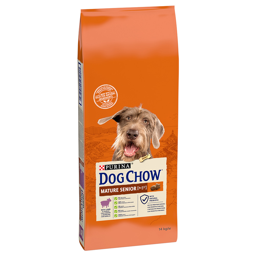 PURINA Dog Chow Senior Agnello Crocchette per cane - 14 kg