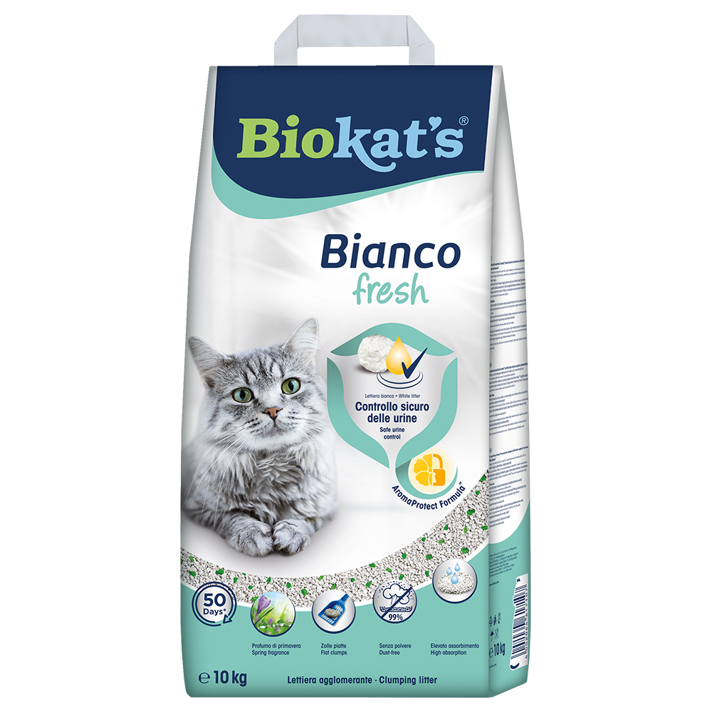 Lettiera Biokat's Bianco Fresh - 10 L (ca 10 kg)