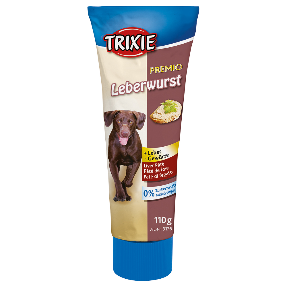 Gioco per cani Trixie Snack-Snake in TPR - snack idoneo: Pasta di fegato Trixie Premio (110 g)