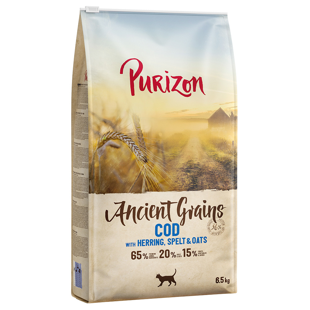 Prezzo speciale! 6,5 kg Purizon Crocchette per gatti - Adult Merluzzo
