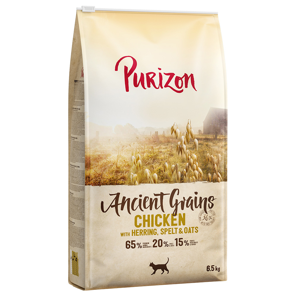 Prezzo speciale! 6,5 kg Purizon Crocchette per gatti - Adult Pollo con Pesce