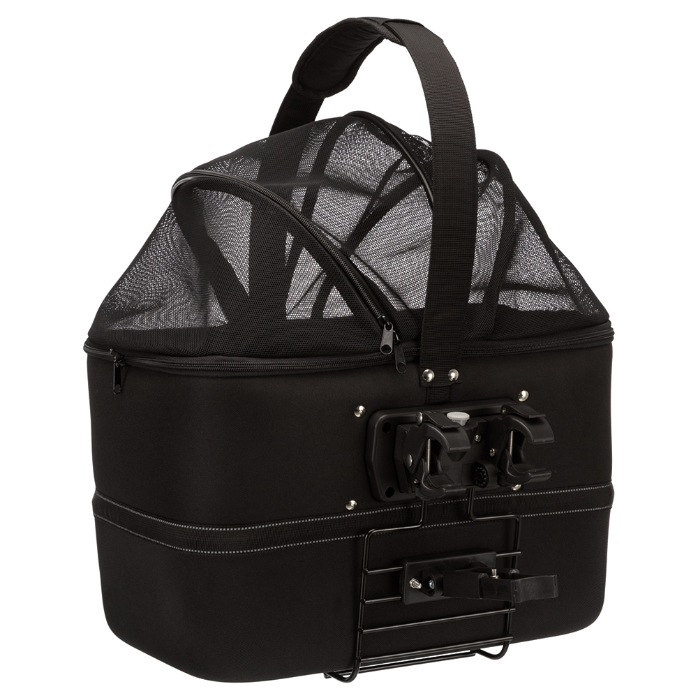 Cesto anteriore per bicicletta Trixie Friends on Tour - L 41 x P 47 x H 29 cm