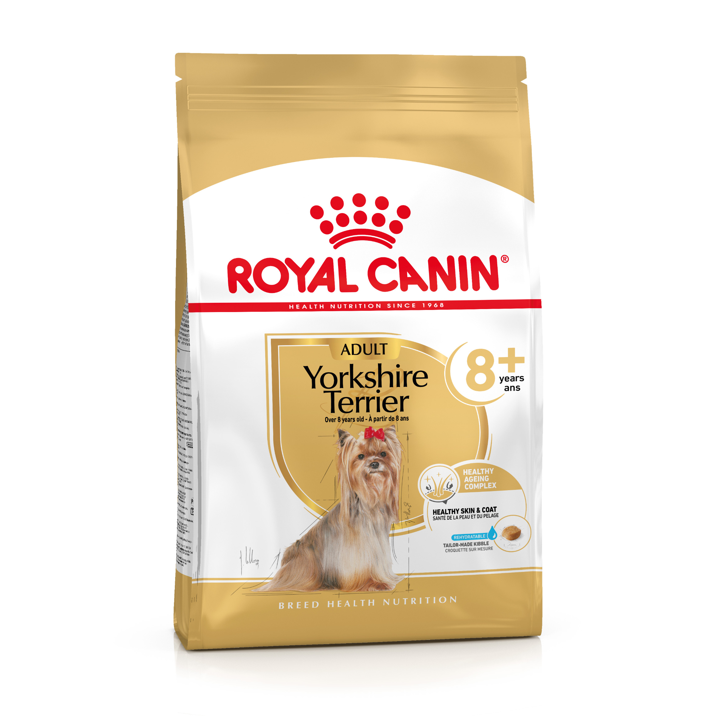 Royal Canin Yorkshire Terrier Adult 8+ Crocchette per cane - 1,5 kg