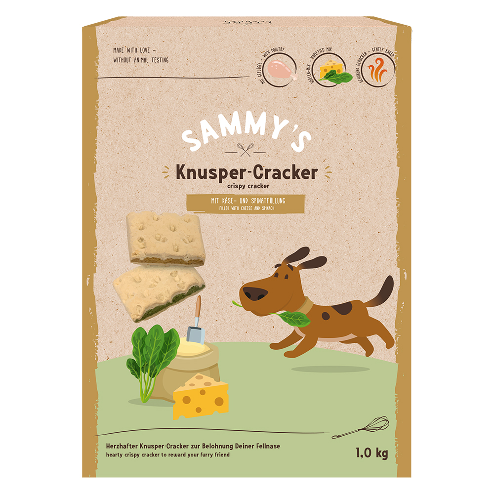 1kg rapeat keksit Sammy's-koirankeksit