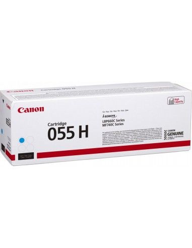 Canon 055H Ciano Toner Originale 5900 pagine