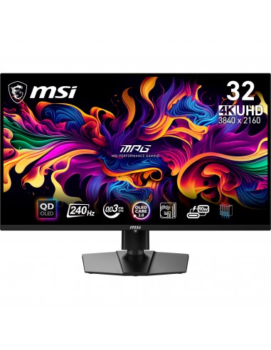 Msi MPG 321URX Monitor QDOLED 32" 4K Ultra HD 3840 x 2160 Pixel 178° Nero